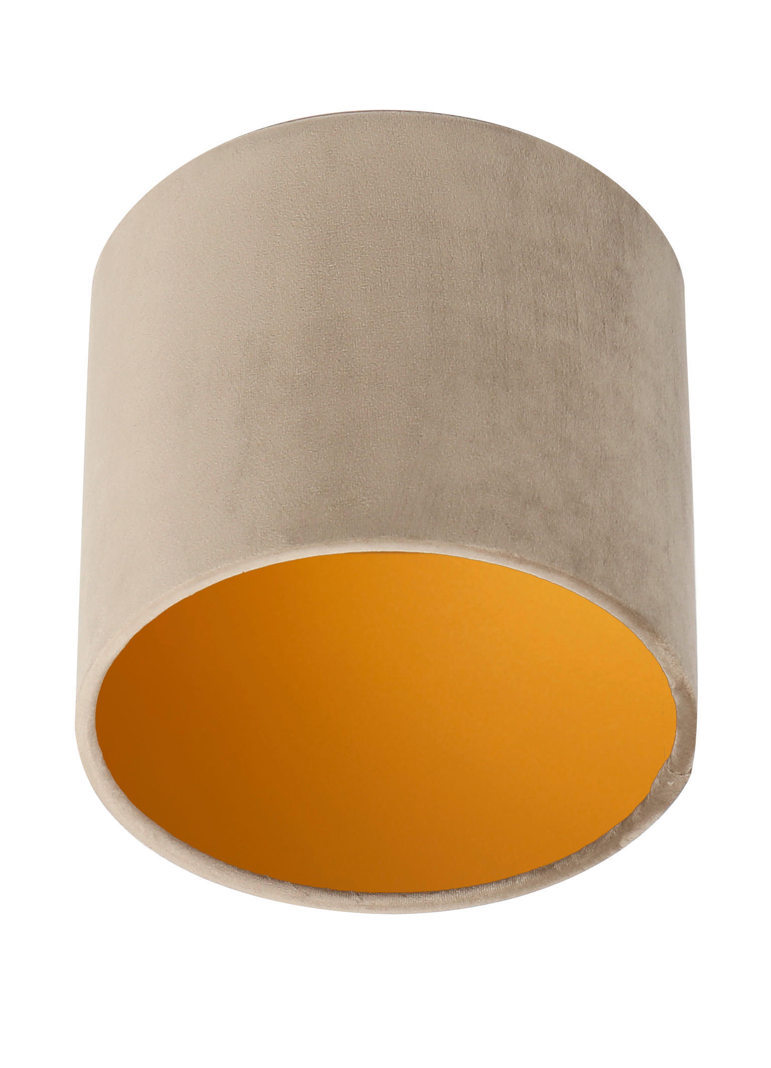 LEUCHTENSCHIRM 20/18 cm   - Taupe, Basics, Textil/Metall (20/18cm)