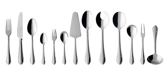 SET PRIBORA ZA JELO  68-dijelni     Madmoiselle  - Basics, metal - Villeroy & Boch