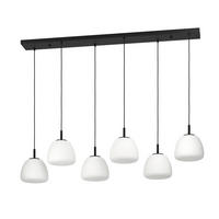 ZÁVĚSNÉ SVÍTIDLO,  22/150/145 cm - bílá/černá, Basics, kov/sklo (22/150/145cm) - Eglo