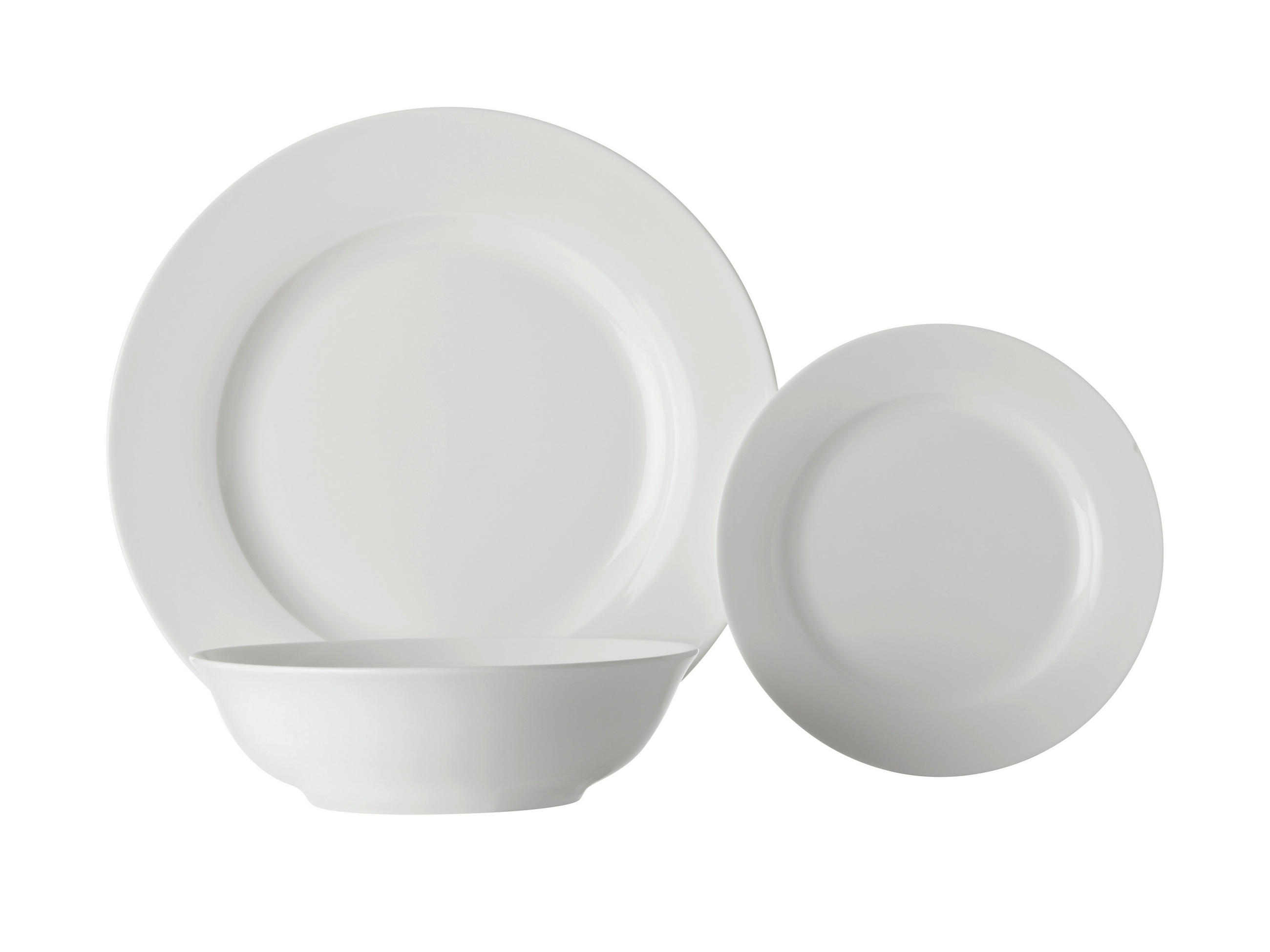SERVICIU DE MASĂ 12 piese  - alb, Basics, ceramică (29/29/19.5cm) - Maxwell & Williams
