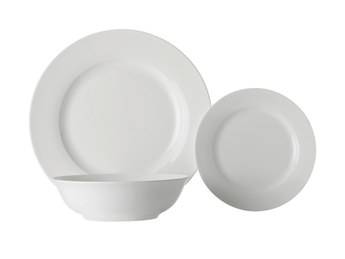 SERVICIU DE MASĂ 12 piese  - alb, Basics, ceramică (29/29/19.5cm) - Maxwell & Williams