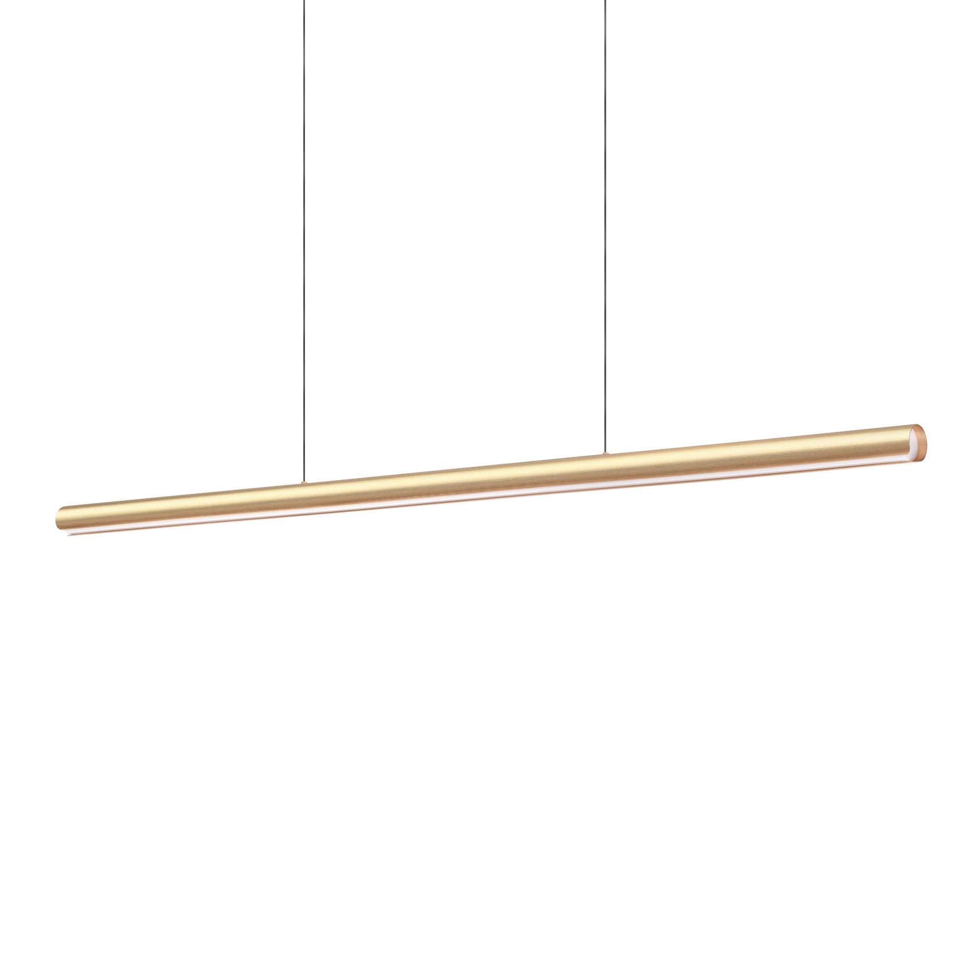 VISEČA LED-SVETILKA   35 W  3000 K 220-240 V  - barve bakra, Design, kovina (140/4,5/218,5cm) - Ideal Lux