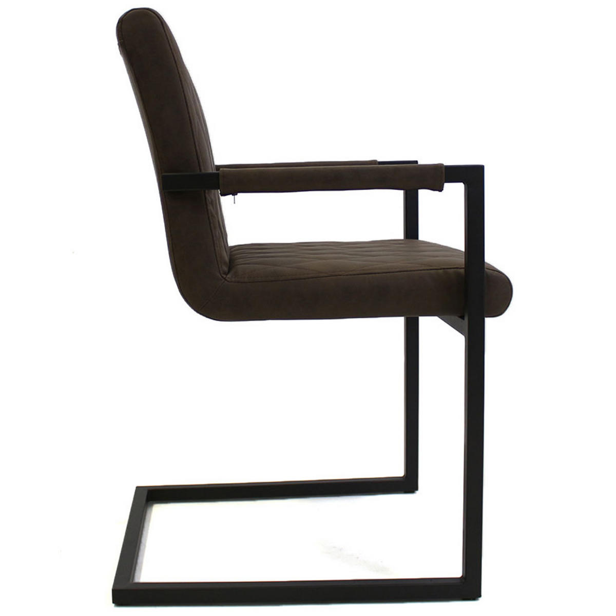 SADA STOLIČIEK S PODRÚČKAMI 2 kus - hnedá/svetlohnedá, Lifestyle, kov/textil (54/86/57cm) - MID.YOU