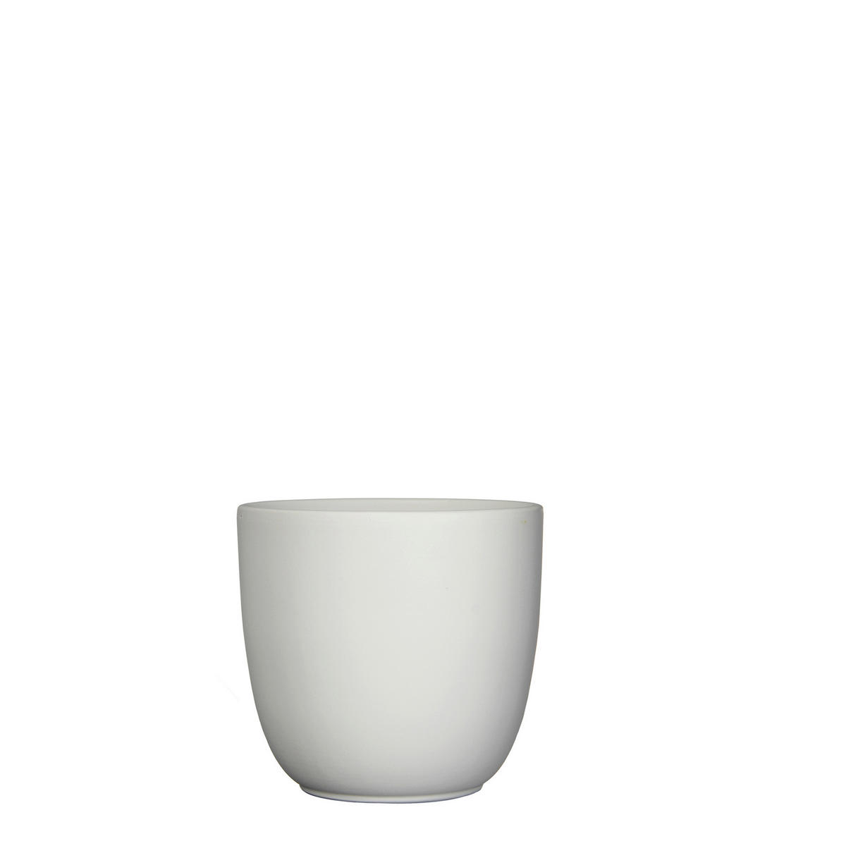 VIRÁGKASPÓ 17/16 cm  - fehér, Basics, kerámia (17/16cm)