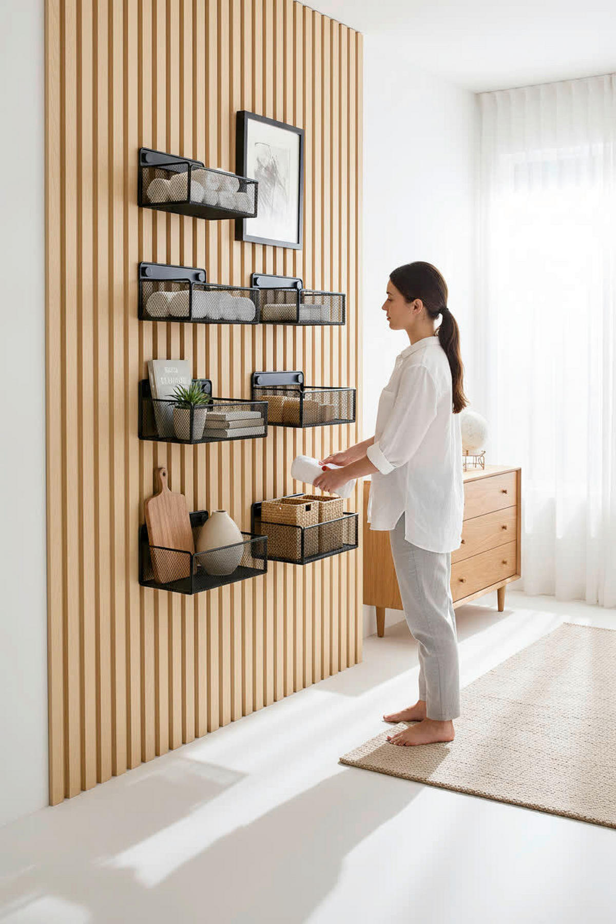 AKUSTIKPANEEL  - Schwarz, Basics, Metall (15,5/10/8cm)