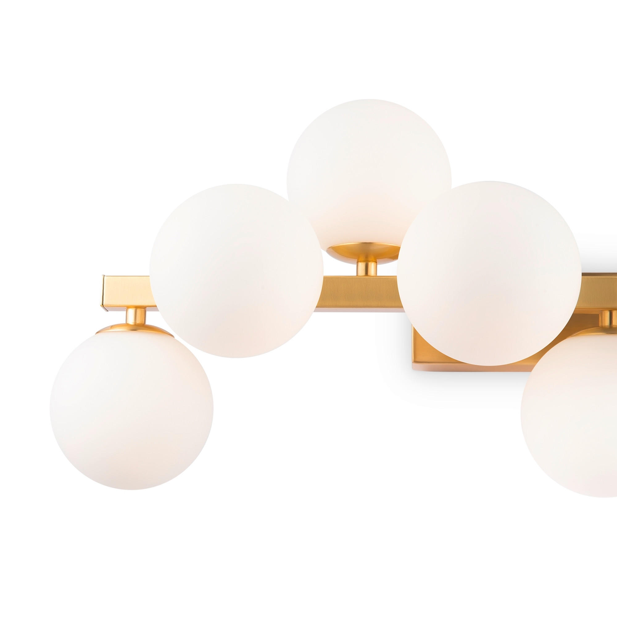 WANDLEUCHTE Modern   - Goldfarben/Weiß, Trend, Glas/Metall (24/66/23cm) - MAYTONI