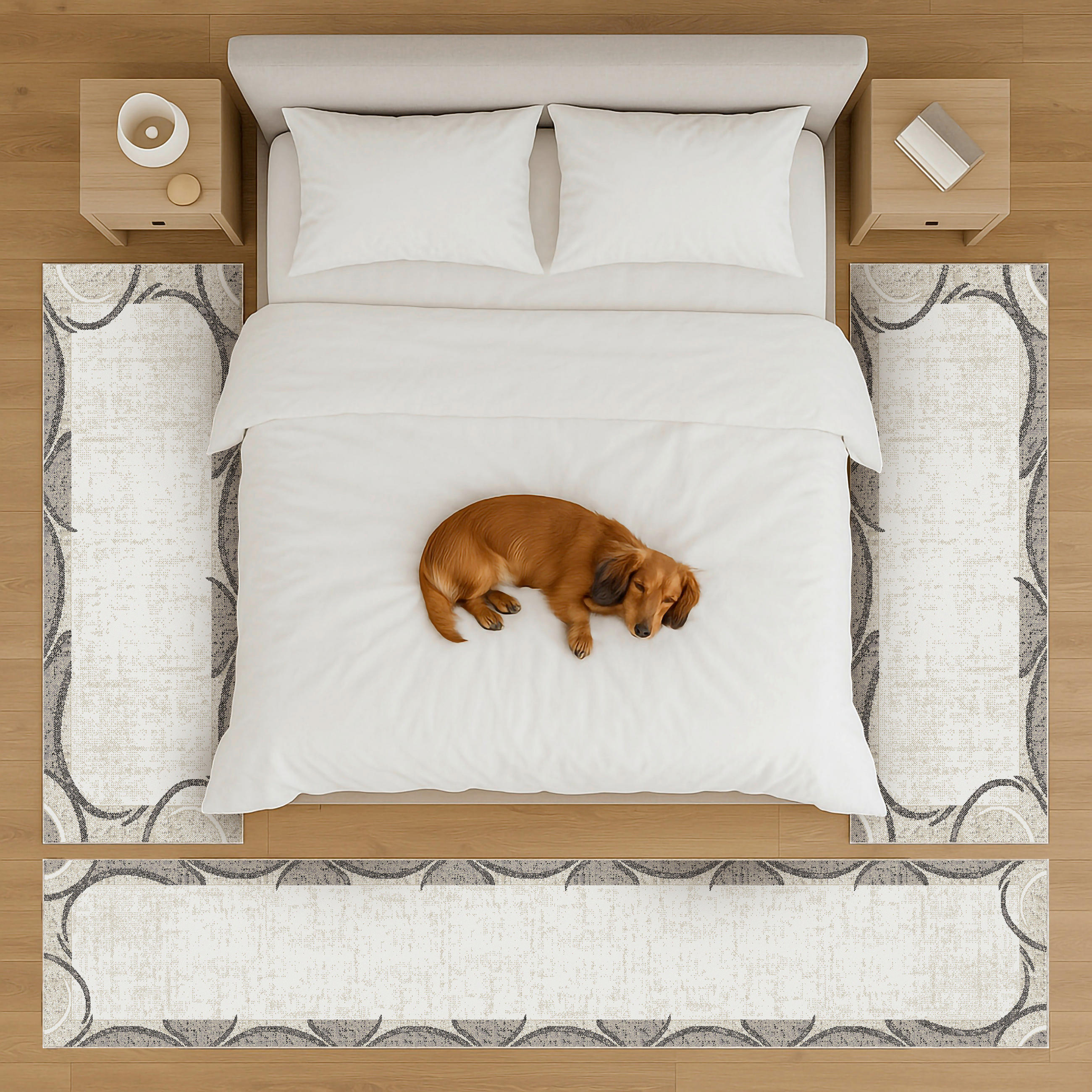 LÄUFER 67/620 cm  - Creme, Design, Kunststoff/Textil (67/620cm) - Novel