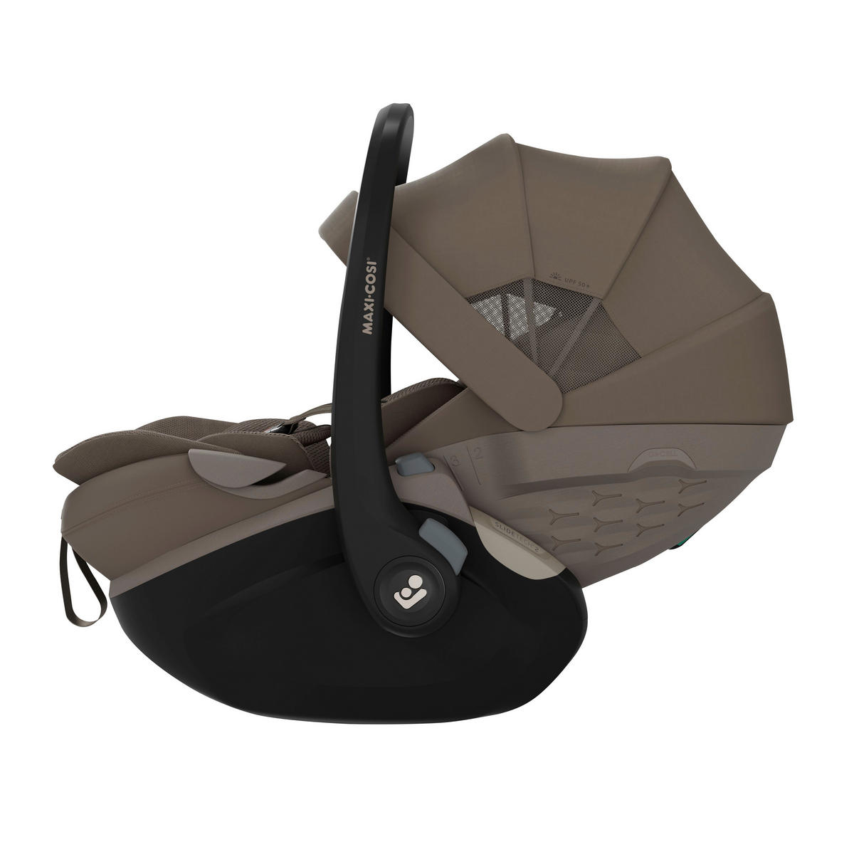 BABYSCHALE Pebble Slide Pro Oak Truffle   - Braun, Basics, Kunststoff/Textil (44/58/70cm) - Maxi-Cosi