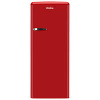 KÜHLSCHRANK 55/144/61,5 cm KSR 364 150 R  - Rot, Basics, Glas/Metall (55/144/61,5cm) - Amica
