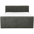 BOXSPRINGBETT 180/200 cm  in Dunkelgrau  - Dunkelgrau, KONVENTIONELL, Textil (180/200cm) - Carryhome