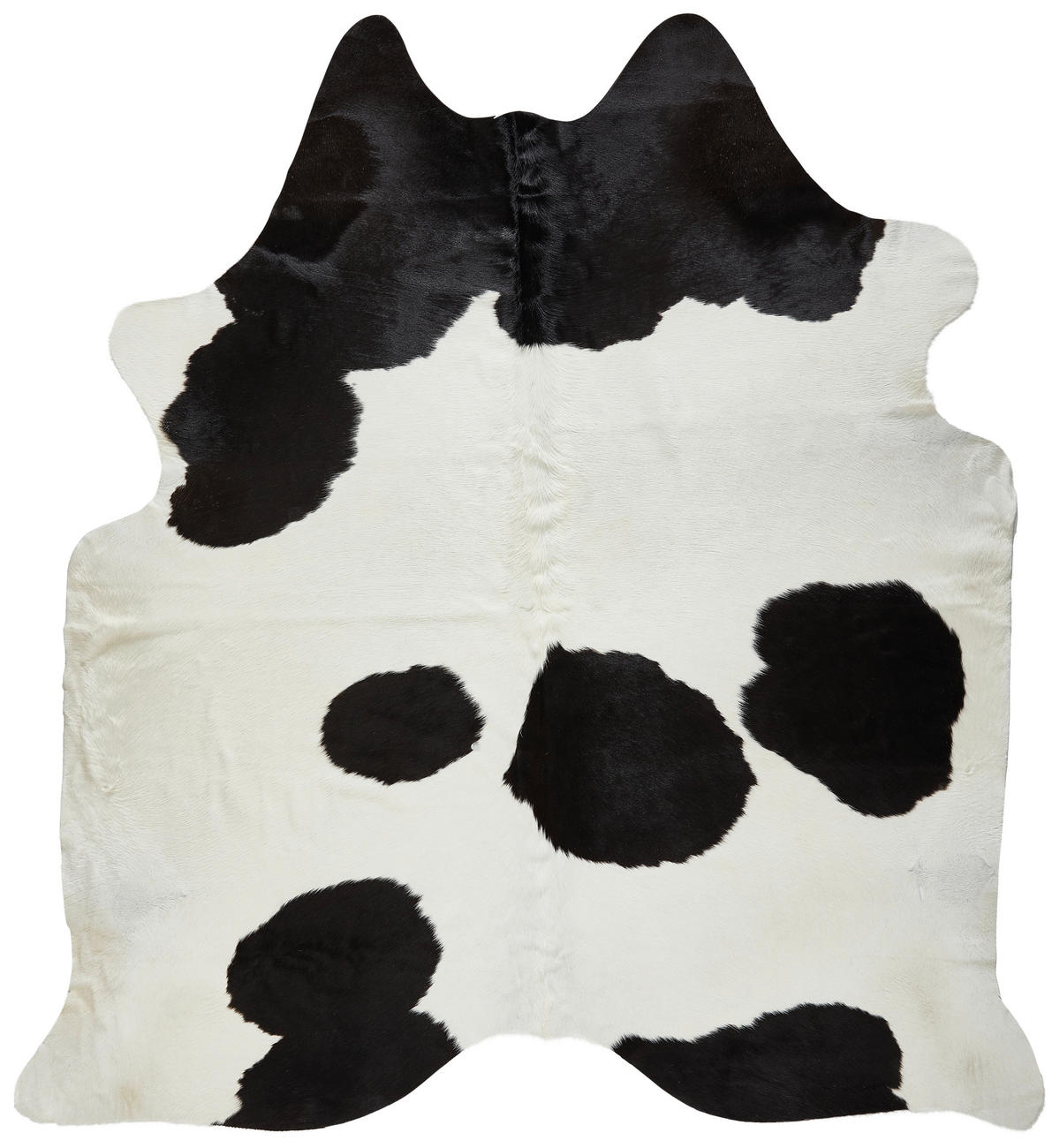 RINDERFELL 160/250 cm  - Multicolor/Schwarz, Basics, Leder/Fell (160/250cm) - Linea Natura