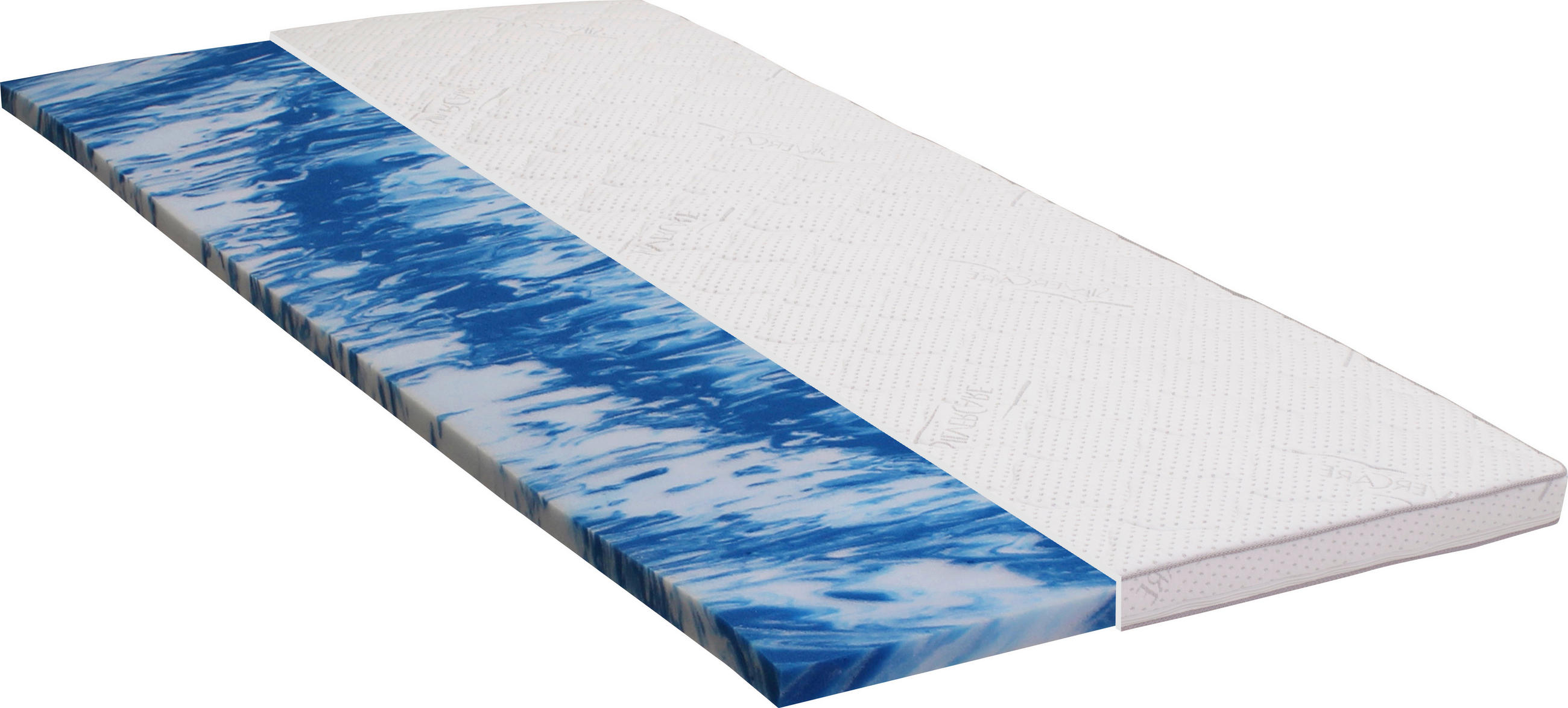 TOPPER 180/200 cm Höhe ca. 9 cm  - Weiß, Basics, Textil (180/200cm) - Carryhome