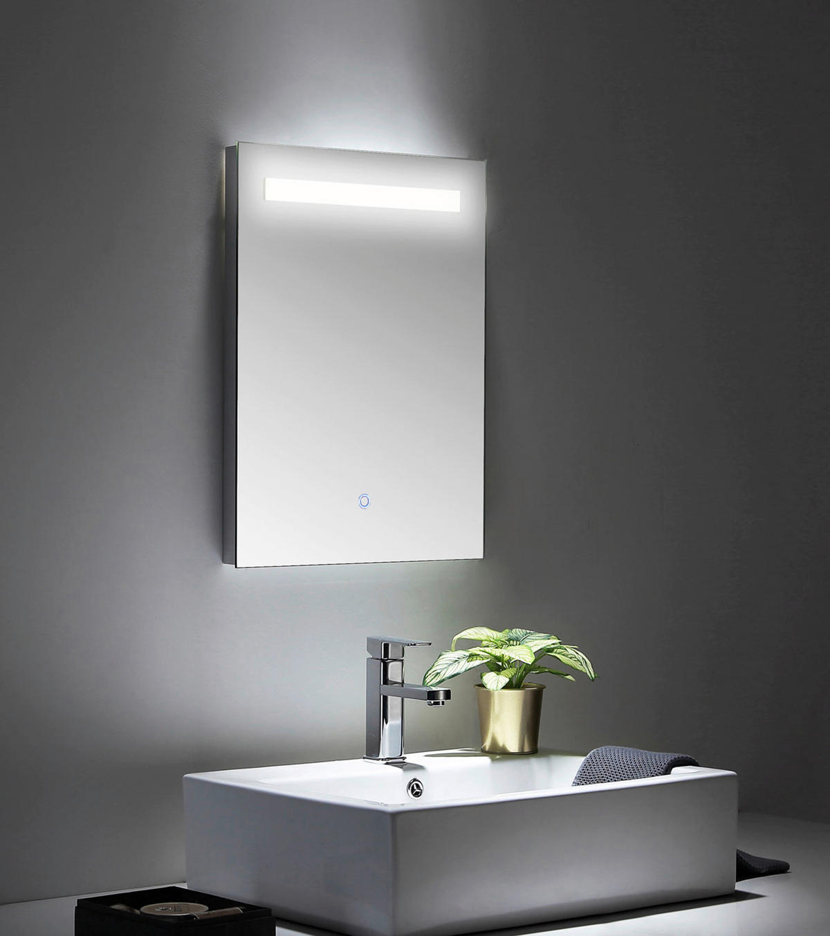 BADEZIMMERSPIEGEL 45/60/3,2 cm  - MODERN, Glas (45/60/3,2cm) - MID.YOU