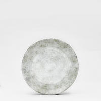 DESSERTTELLER Hellgrau, Weiß, Grün 6-teilig 21 cm Korfu  - Hellgrau/Weiß, Basics, Keramik (21cm) - Van Well