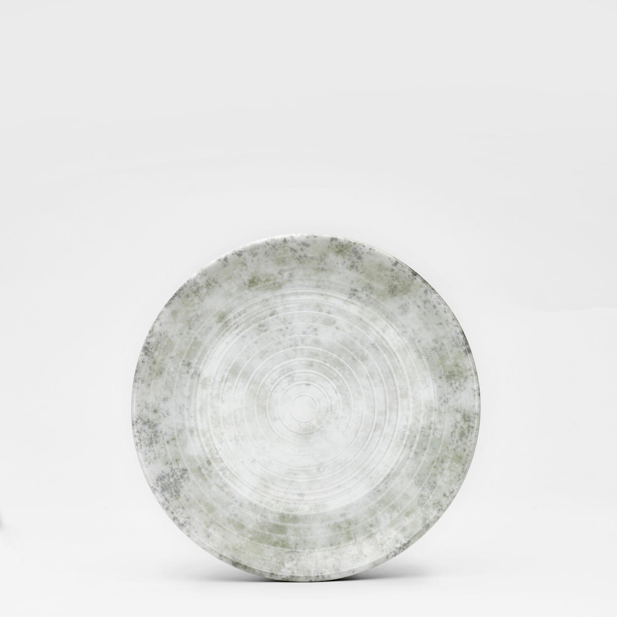 DESSERTTELLER Hellgrau, Weiß, Grün 6-teilig 21 cm Korfu  - Hellgrau/Weiß, Basics, Keramik (21cm) - Van Well
