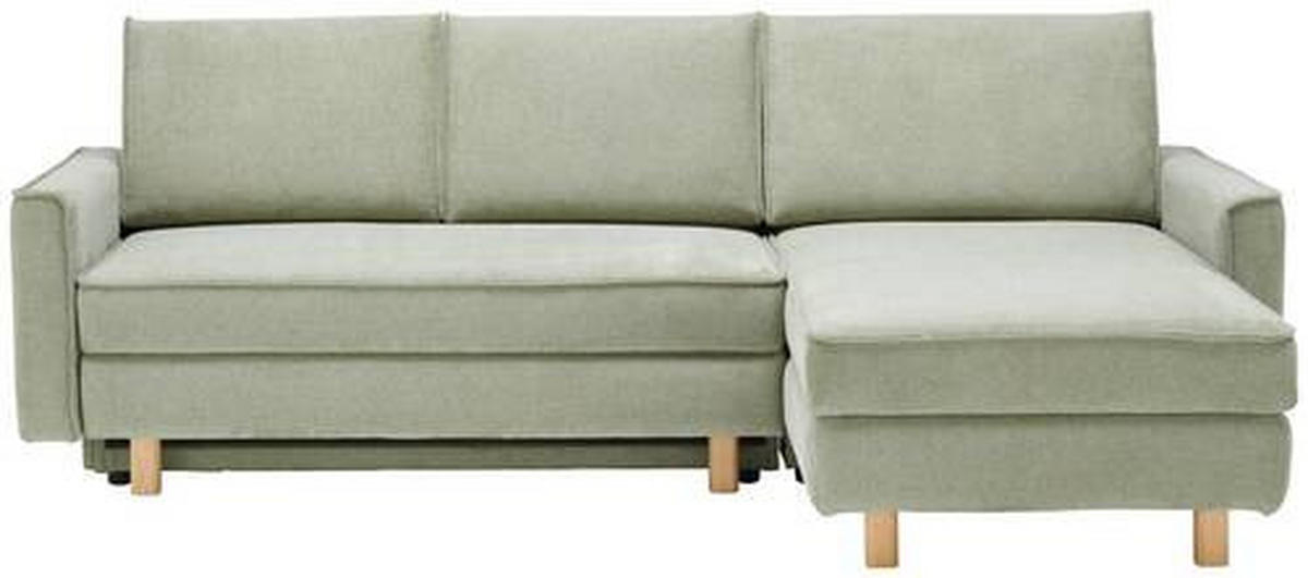 ECKSOFA in Chenille Olivgrün  237/170 cm  - Eichefarben/Olivgrün, KONVENTIONELL, Holz/Textil (237/170cm) - Sedda