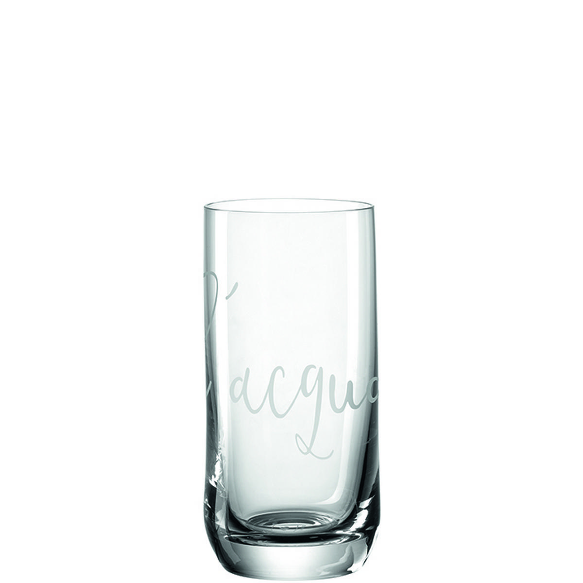 ČAŠA ZA VODU  330 ml  - providno/bela, Osnovno, staklo (6,20/13,20/6,20cm) - Leonardo