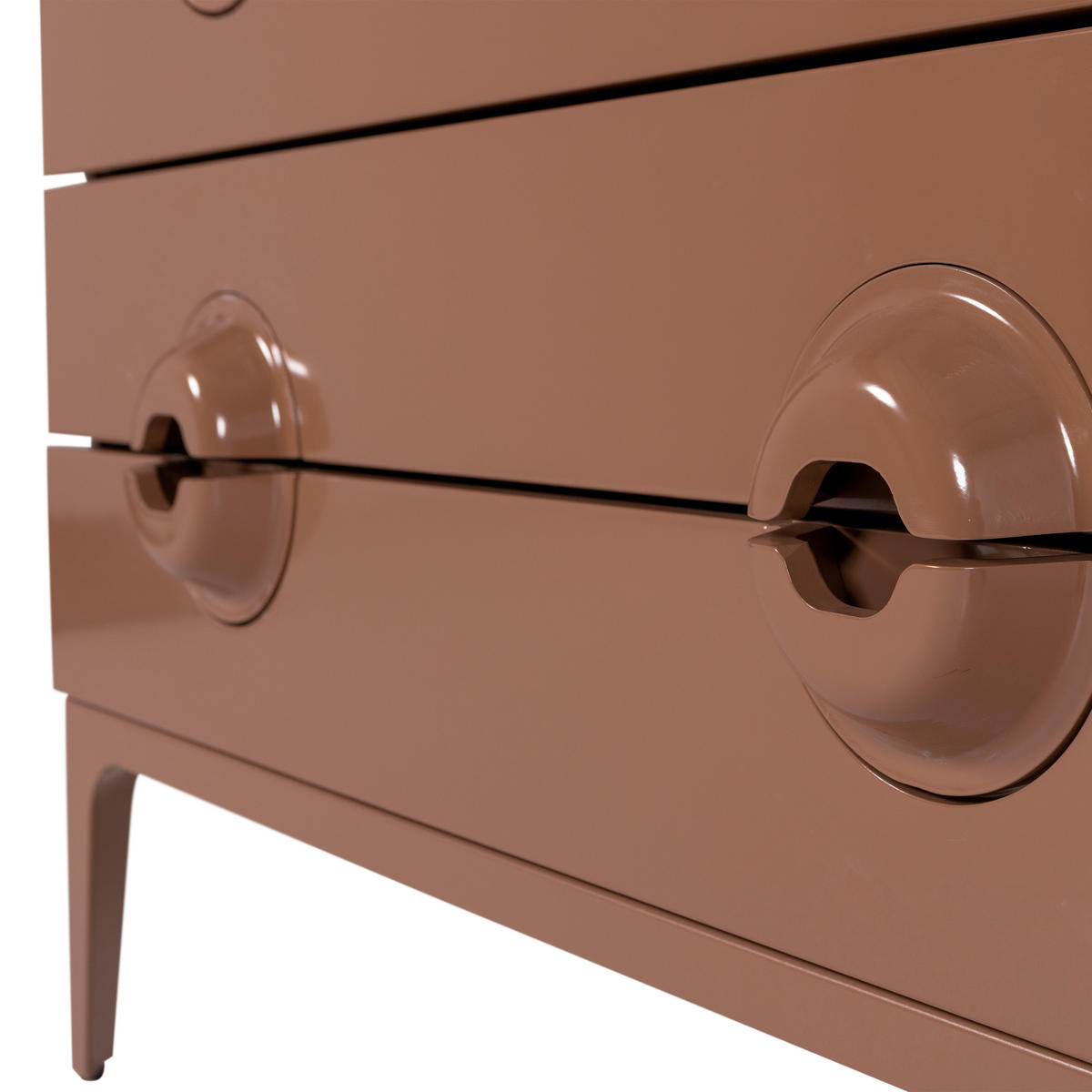 KOMMODE Merge  in 110/89/44 cm  - Altrosa, Design, Holz/Metall (110/89/44cm) - Livetastic