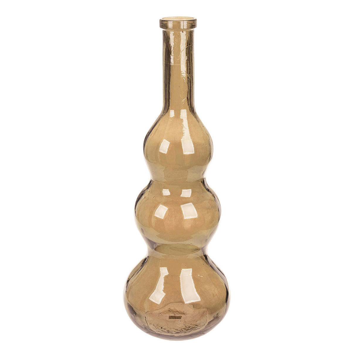 BODENVASE Belleros  - Hellbraun, LIFESTYLE, Glas (26,5/75cm)