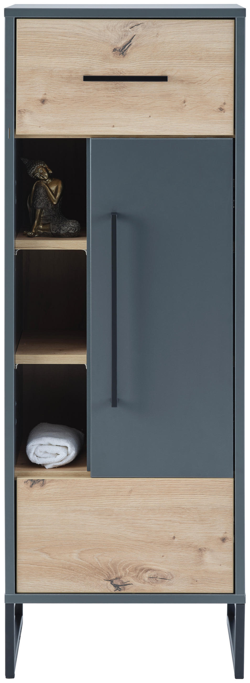 UNTERSCHRANK 40/102,5/33 cm   - MODERN, Holzwerkstoff/Metall (40/102,5/33cm) - MID.YOU