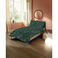 POSTELJNINA Dream 140/200 cm bombažni flanel zelena  - zelena, Konvencionalno, tekstil (140/200cm) - Kaeppel