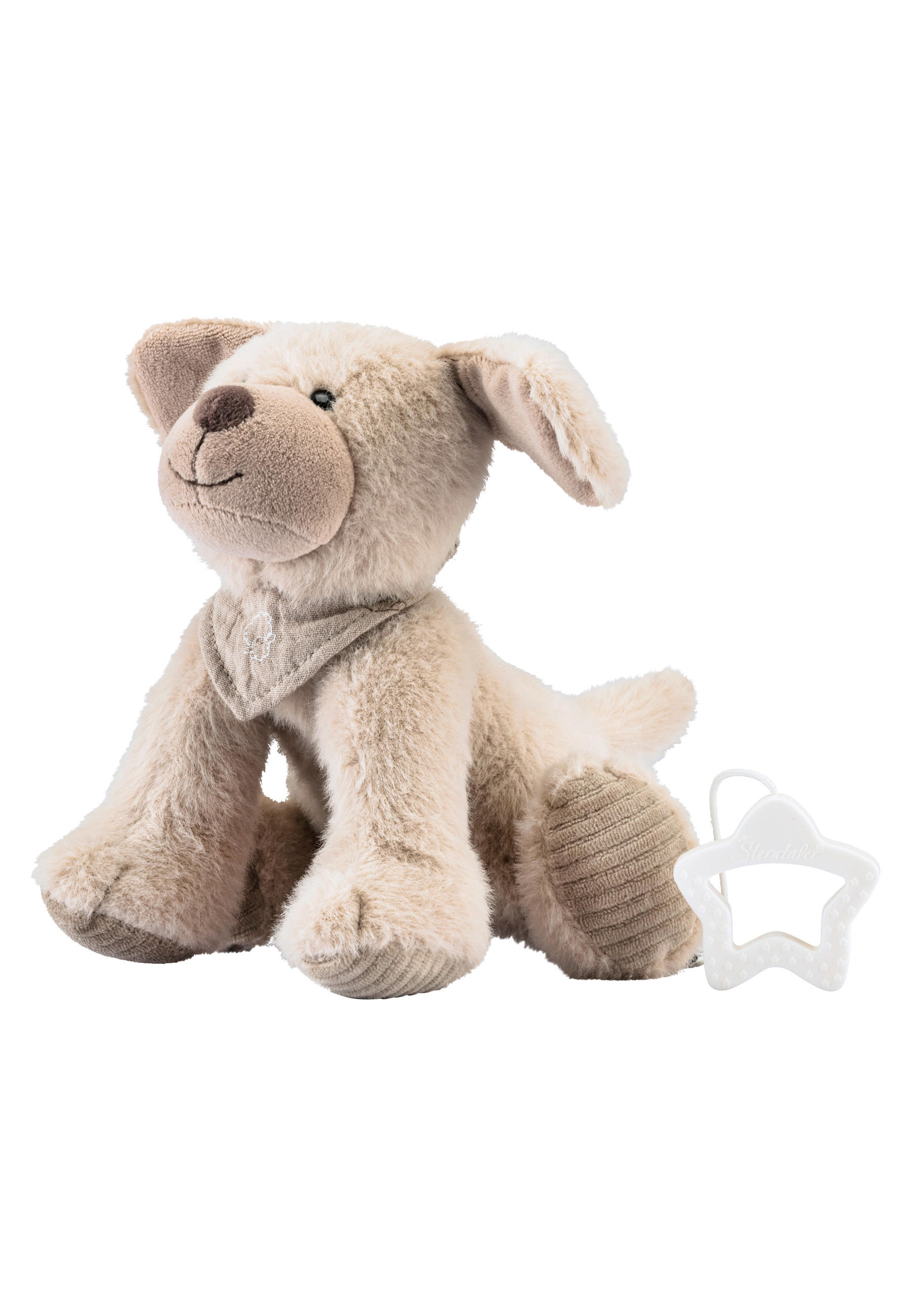 MUZIČKA IGRAČKA NA POVLAČENJE - siva/bež, Osnovno, tekstil (20/16/11cm) - Sterntaler