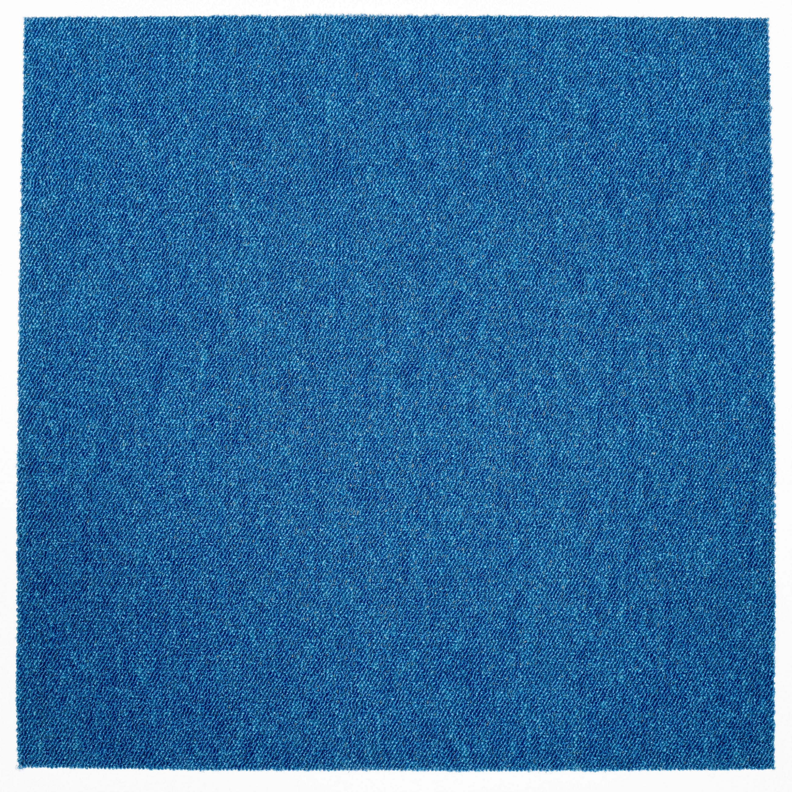 TEPPICHFLIESE Mustang 82 50/50 cm  in Blau  - Blau, Basics, Textil (50/50cm)