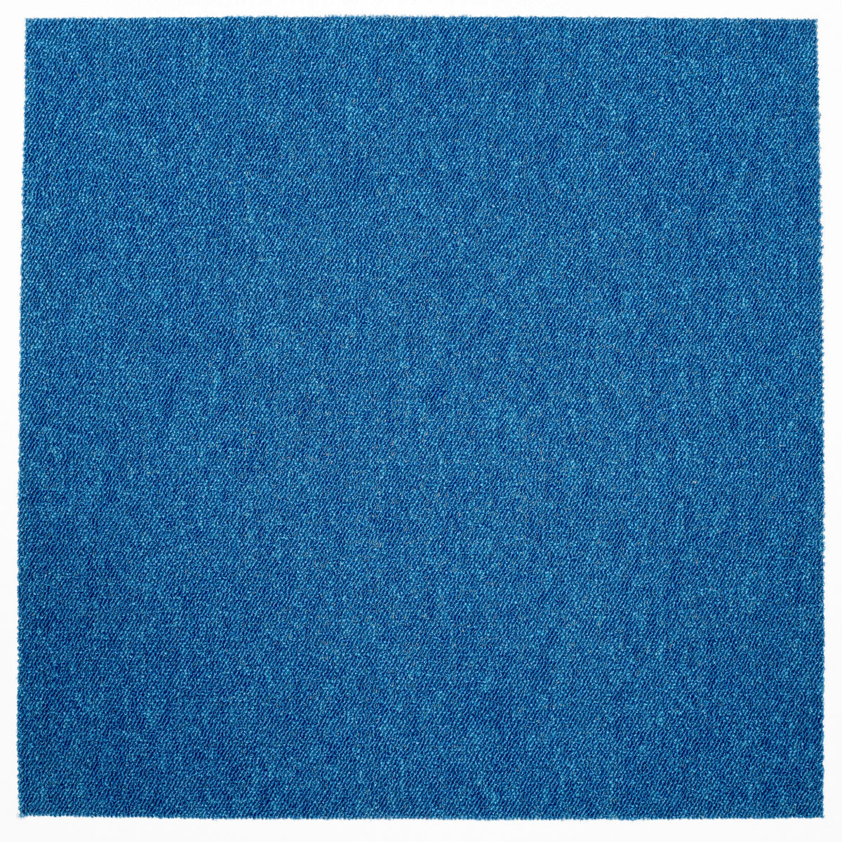 TEPPICHFLIESE Mustang 82 50/50 cm in Blau  - Blau, Basics, Textil (50/50cm)