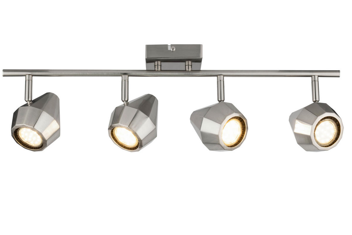 DECKENLEUCHTE 70/11/18 cm  - Nickelfarben, Trend, Metall (70/11/18cm) - Collett's Monde
