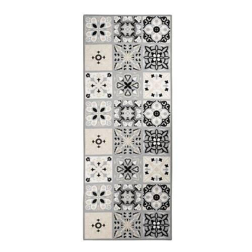 LÄUFER 80/150 cm Dublin Grau  - Grau, Design, Kunststoff/Textil (80/150cm)