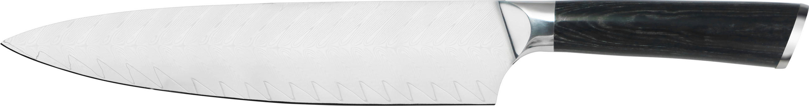 BROTMESSER 33,5 cm  - Edelstahlfarben, Basics, Holz/Metall (33,5cm) - Homeware Profession.