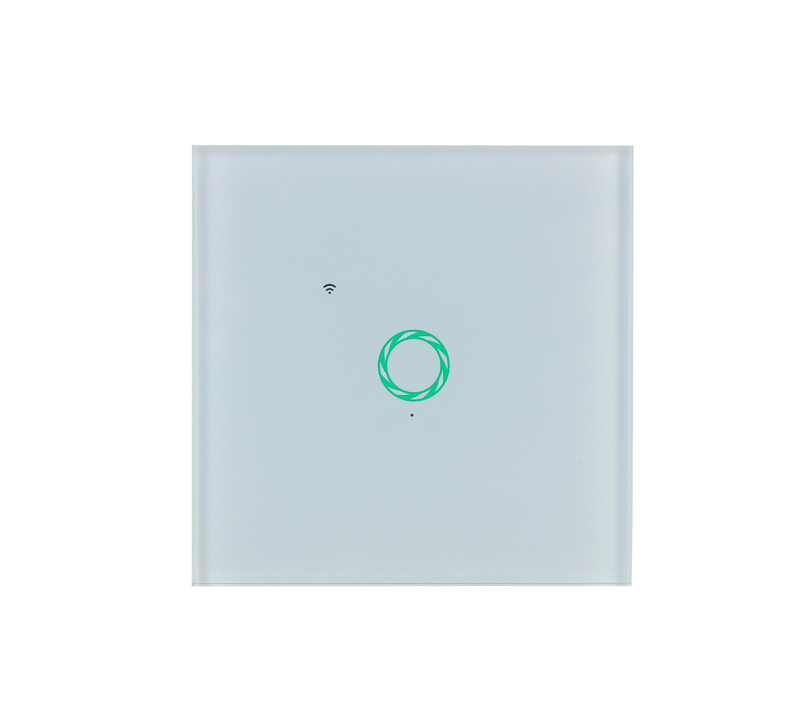 SCHALTER - Weiß, Basics, Glas/Kunststoff (8,6/8,6/3,5cm) - Novel
