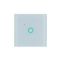 SCHALTER - Weiß, Basics, Glas/Kunststoff (8,6/8,6/3,5cm) - Novel