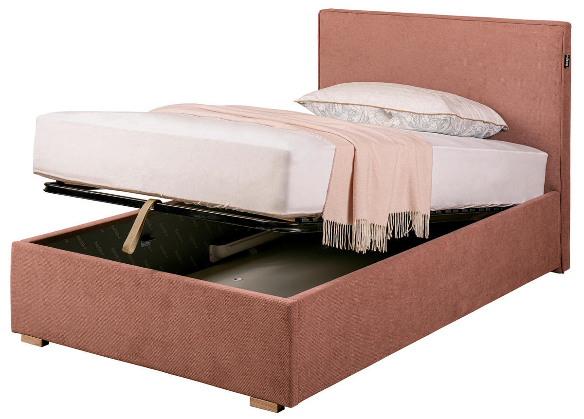 OBLAZINJENA POSTELJA   x  , leseni material  - barve hrasta, Basics, leseni material/les (160/200cm) - Hespo