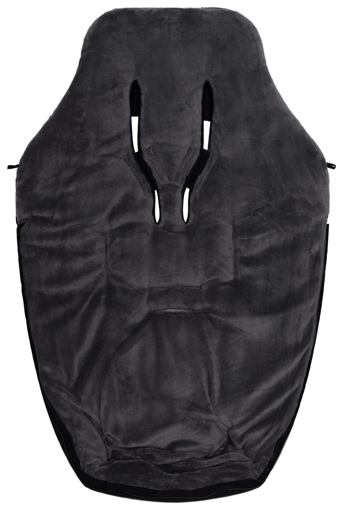BUGGY-FUSSSACK Fluffy  - Schwarz, Trend, Leder/Textil (50/100cm) - Jimmylee