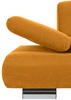 2,5-SITZER Velours Gelb  - Gelb, Design, Textil/Metall (221/76/90cm) - Max Winzer