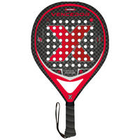 PADEL SCHLÄGER ROT - Rot/Schwarz, KONVENTIONELL, Kunststoff (37/26/3,5cm)