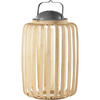 AKKU-TISCHLEUCHTE Clamp 24/42 cm  - Eschefarben, Natur, Holz (24/42cm) - Fabas Luce