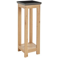 BLUMENSTÄNDER Holzwerkstoff  - Dunkelgrau/Eiche Artisan, LIFESTYLE, Holzwerkstoff (30/85/30cm) - Xora