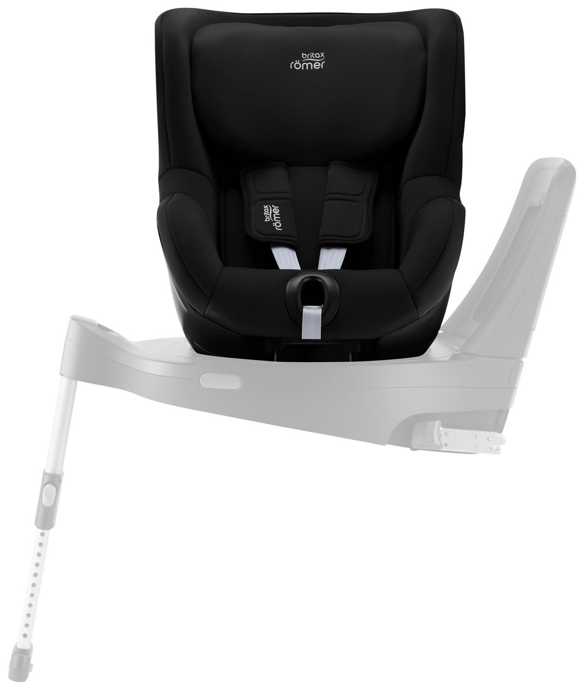 REBOARDER-KINDERSITZ Dualfix 5Z  - Schwarz, Basics, Textil (44/48/74cm) - Britax Römer