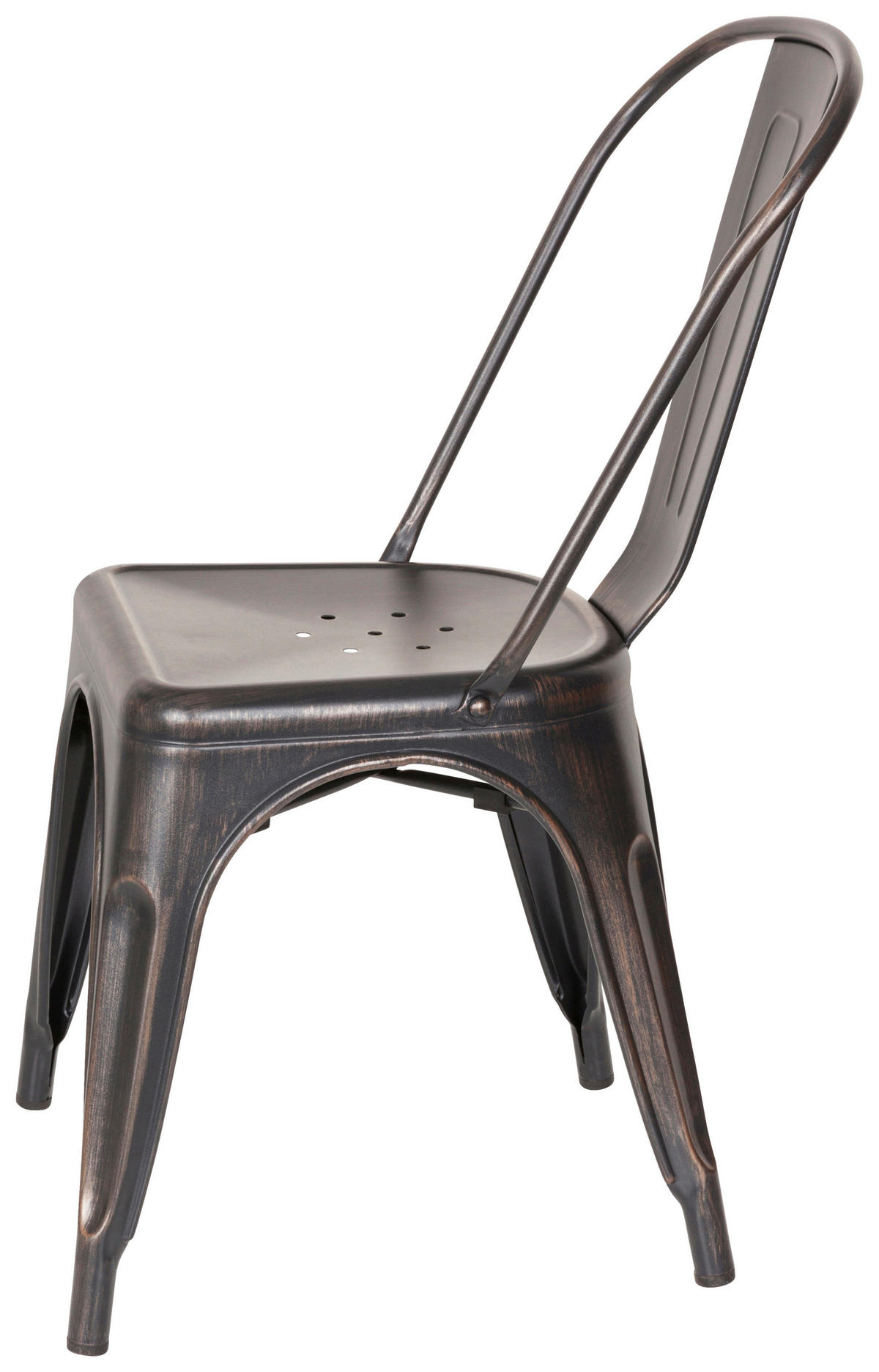 STOL, kovina črna, zlate barve  - zlate barve/črna, Basics, kovina (44/84/54cm) - MID.YOU