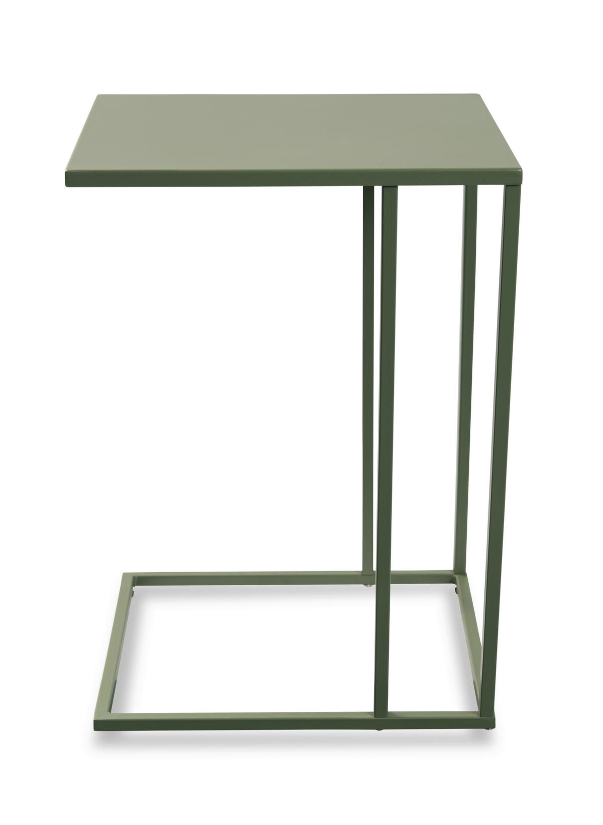 BEISTELLTISCH 43/38/62 cm Salbeigrün rechteckig  - Salbeigrün, Basics, Metall (43/38/62cm) - Xora