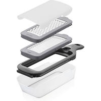 REIBE - Silberfarben/Grau, Kunststoff/Metall (24/8,5/5cm) - Gefu