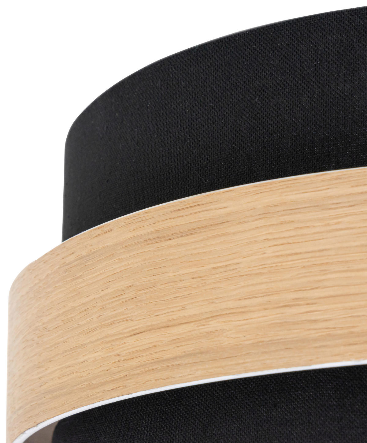 DECKENLEUCHTE 37/18 cm   - Schwarz, MODERN, Holz/Kunststoff (37/18cm) - Novel