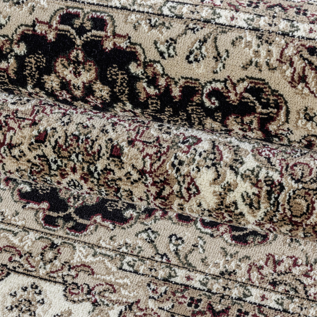 Tkana Preproga Kashmir,  Kashmir     160/230 cm    tkano  črna  - črna, Konvencionalno, tekstil (160/230cm) - Novel