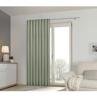 HOTOVÝ ZÁVES, nepriehľadné, 135/255 cm - zelená, Basics, textil (135/255cm) - Esposa