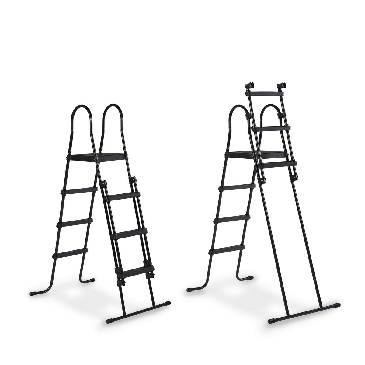 EXIT POOL STONE 360X122 360/122 cm  - Grau, KONVENTIONELL, Metall (360/122cm) - EXIT Toys