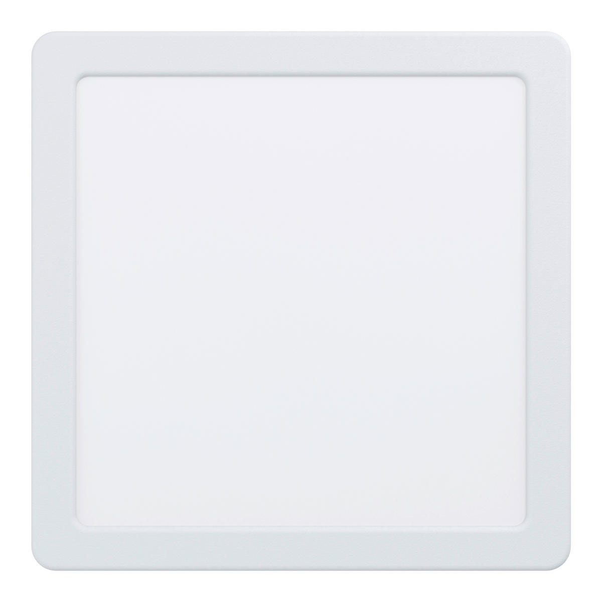 STROPNÉ LED SVIETIDLO, 21,6/2,6/21,6 cm - biela, Basics, kov/plast (21,6/2,6/21,6cm) - Eglo