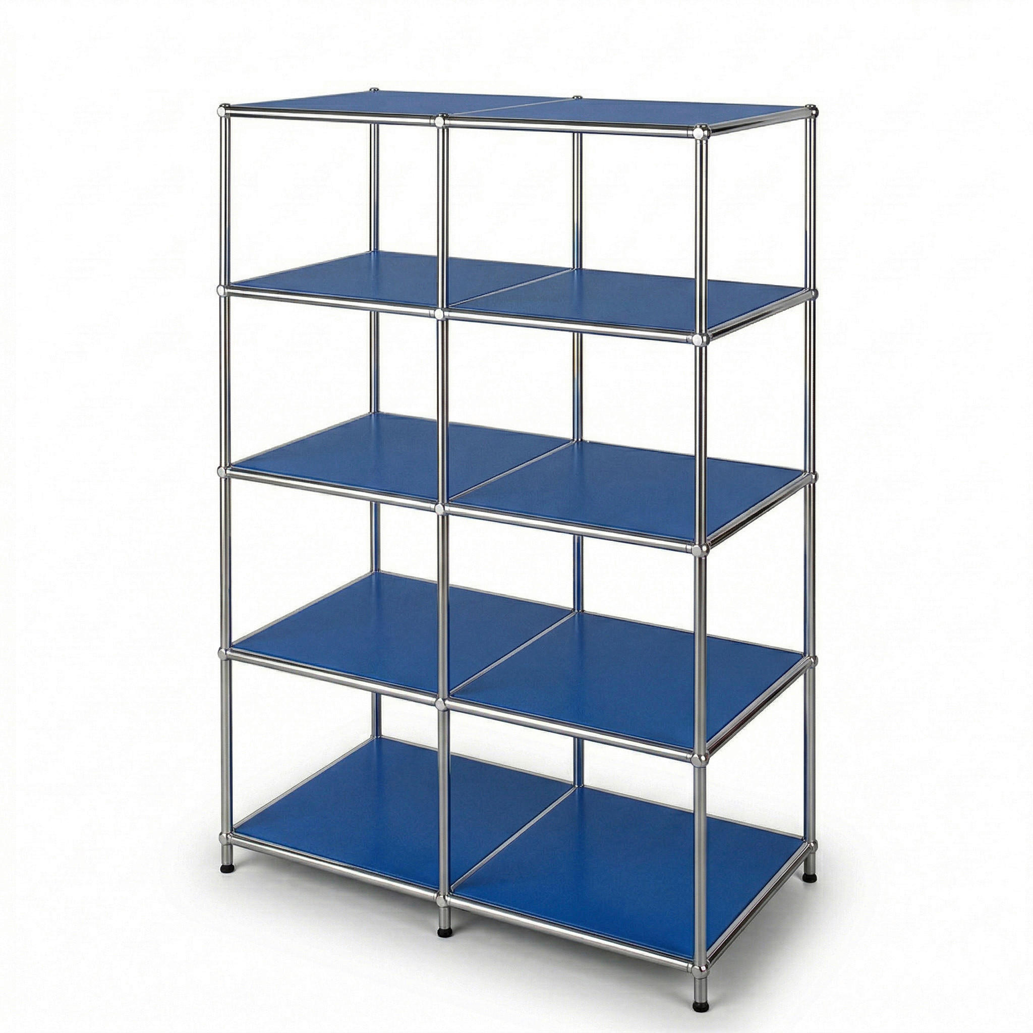 STANDREGAL Blau  - Blau, Basics, Metall (78/118/40cm) - Floordirekt