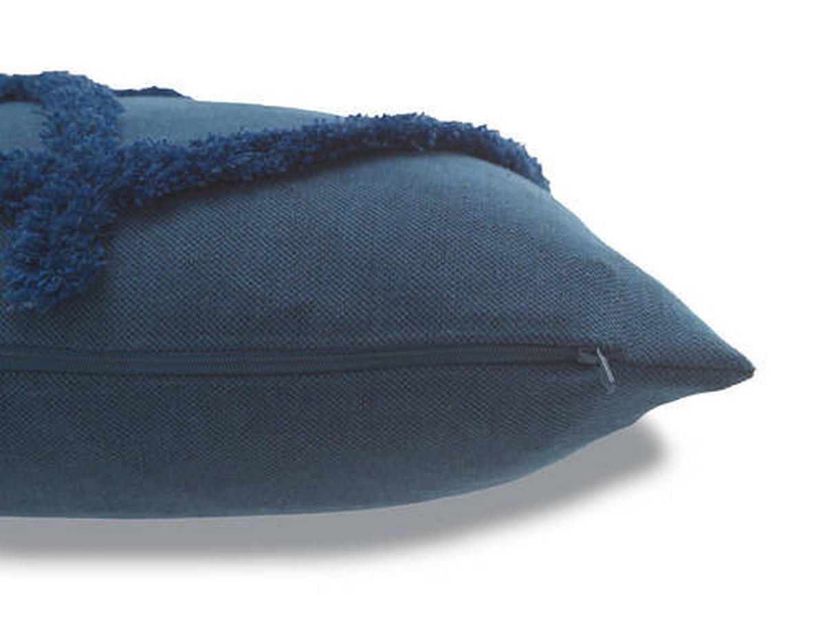 KISSENHÜLLE SW-JOIN 45/45 cm  - Blau/Dunkelblau, Trend, Textil (45/45cm) - Schöner Wohnen